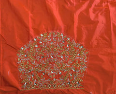 NR1150OR - Orange Colour Maggam Work Blouse