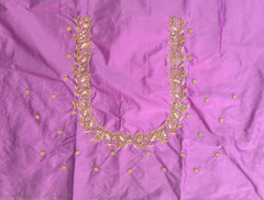 NR928LV -Lavender Colour Maggam Work Blouse