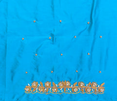 NR698SB - Sky Blue Colour Maggam Work Blouse