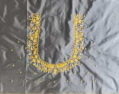 NR1150BL - Black Colour Maggam Work Blouse