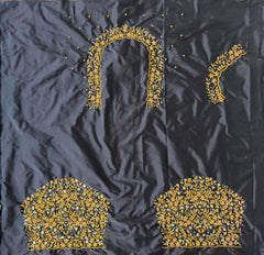 NR1150BL - Black Colour Maggam Work Blouse