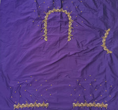 NR700V - Violet Colour Maggam Work Blouse