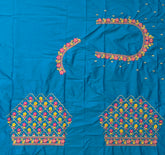 NR485RG -Rama Green Colour Computer Multi Work Blouse