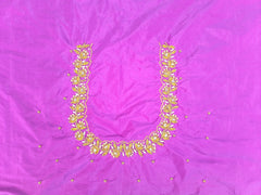NR698PR - Purple Colour Maggam Work Blouse