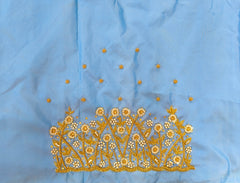 NR899LB - Light Blue Colour Maggam Work Blouse