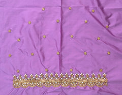 NR699LV - Lavender Colour Maggam Work Blouse