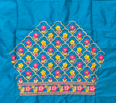 NR485RG -Rama Green Colour Computer Multi Work Blouse