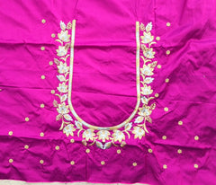 NR399MP - Magenta Pink Colour Computer Work Blouse