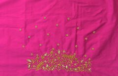 NR928P -Pink Colour Maggam Work Blouse