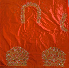 NR1150OR - Orange Colour Maggam Work Blouse