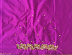 NR698MP - Magenta Pink Colour Maggam Work Blouse