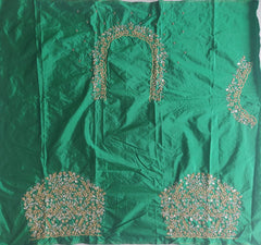 NR1150G - Green Colour Maggam Work Blouse