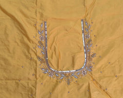 NR1250Y - Yellow Colour Maggam Work Blouse