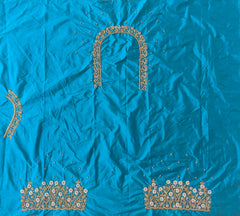 NR899RG-Rama Green Colour Maggam Work Blouse