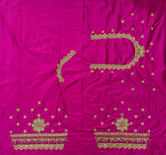 NR951P -Pink Colour Computer Maggam Work Blouse