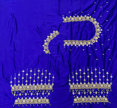 NR1149IB -Ink Blue Colour Computer Maggam Work Blouse