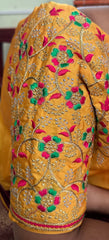 NR495Y-Yellow Colour Computer Multi Work Blouse