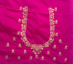 NR403P -Pink Colour Computer Work Blouse