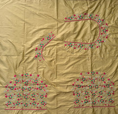 NR495GD- Gold Colour Computer Multi Work Blouse