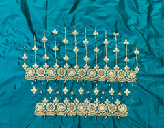NR1149RG - Rama Green Colour Computer Maggam Work Blouse