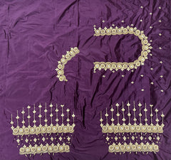 NR1149WN -Wine Colour Computer Maggam Work Blouse