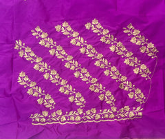 NR403MP -Magenta Pink Colour Computer Work Blouse