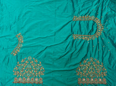 NR1296SG -Sea Green Colour Computer Maggam Work Blouse