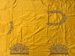 NR897Y -Yellow Colour Computer Maggam Work Blouse