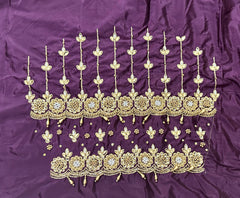 NR1149WN -Wine Colour Computer Maggam Work Blouse