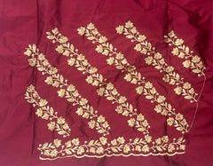 NR403M -Maroon Colour Computer Work Blouse