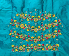 NR480SG -Sea Green Colour Computer Multi Work Blouse
