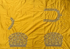 NR1320Y- Yellow Colour Computer Maggam Work Blouse