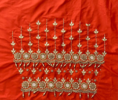 NR1149OR - Orange Colour Computer Maggam Work Blouse