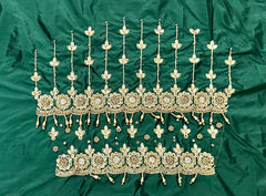 NR1149BG - Bottle Green Colour Computer Maggam Work Blouse
