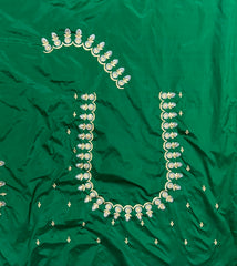 NR405G -Green Colour Computer Work Blouse