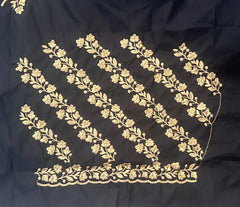 NR403BL -Black Colour Computer Work Blouse