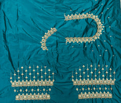 NR1149RG - Rama Green Colour Computer Maggam Work Blouse