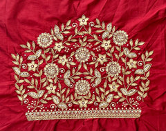 NR1249M- Maroon Colour Computer Maggam Work Blouse