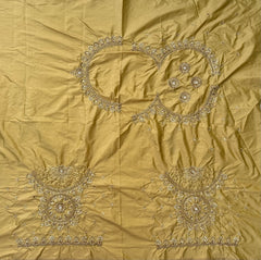 NR1129GD -Gold Colour Computer Maggam Work Blouse ( POT Neck)