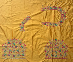 NR495Y-Yellow Colour Computer Multi Work Blouse