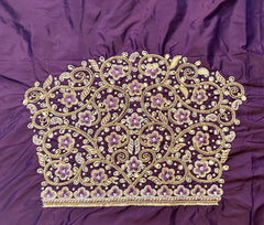 NR1300WN -Wine Colour Computer Maggam Work Blouse