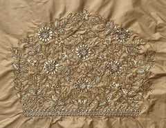 NR1249GD- Gold Colour Computer Maggam Work Blouse