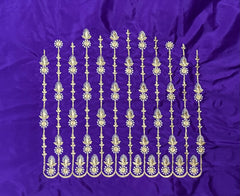 NR405VL -Violet Colour Computer Work Blouse