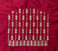 NR405R -Red Colour Computer Work Blouse