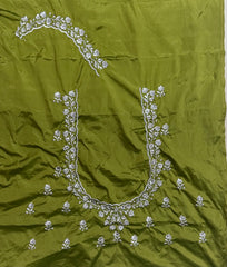 NR401MD -Mahendi Colour Computer Work Blouse