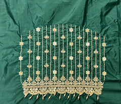 NR929BG- Bottle Green Colour Computer Maggam Work Blouse