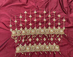 NR1149DM -Dark Maroon Colour Computer Maggam Work Blouse