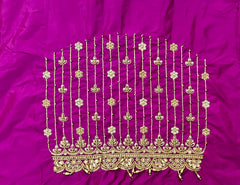 NR929MP- Magenta Pink Colour Computer Maggam Work Blouse