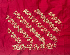 NR403R -Red Colour Computer Work Blouse