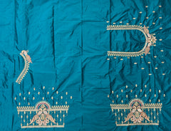 NR995RG -Rama Green Colour Computer Maggam Work Blouse